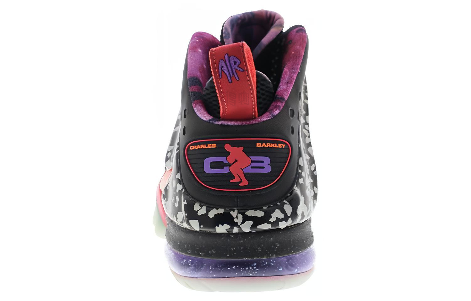 Мужские кроссовки Nike Barkley Posite Max All-Star Rayguns (черно-красные) — фото 4