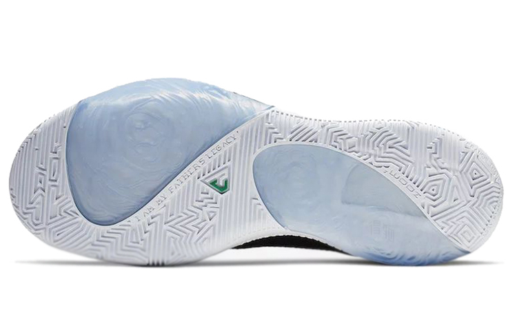 Мужские кроссовки Nike Freak 1 (черно-белые) — Чёрный / белый — фото 4