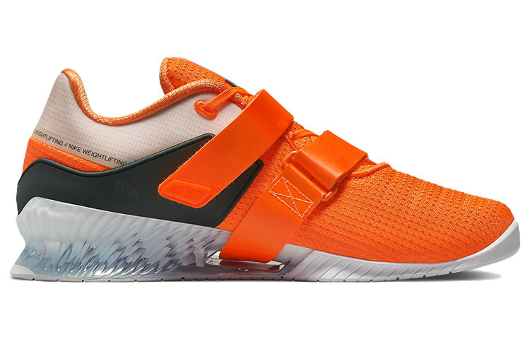Кроссовки Nike Romaleos 4 (оранжево-черные) — фото 2