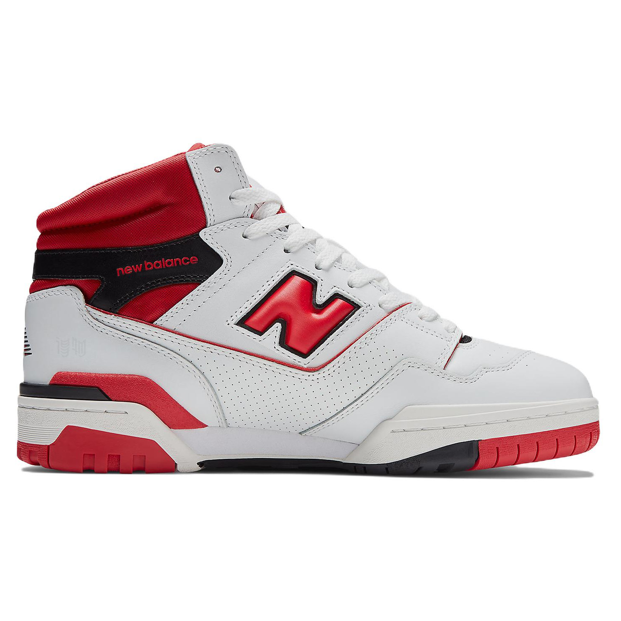Кроссовки New Balance New Balance NB 650 (бело-красный) — Белый / красный — фото 2