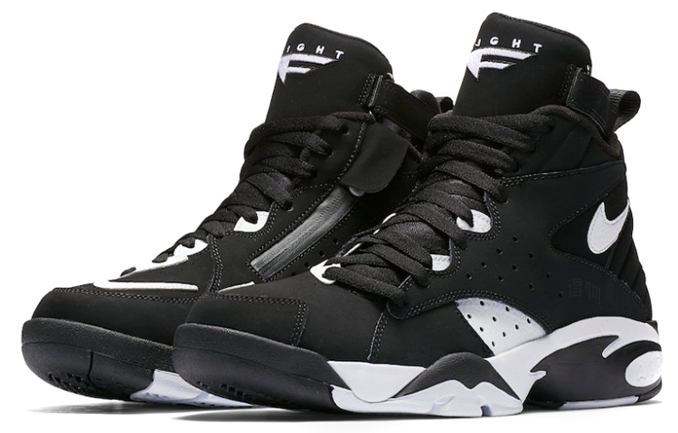 Мужские кроссовки Nike Air Flight Maestro 2 LTD Black White (черно-белые) — Чёрный / белый — фото 3