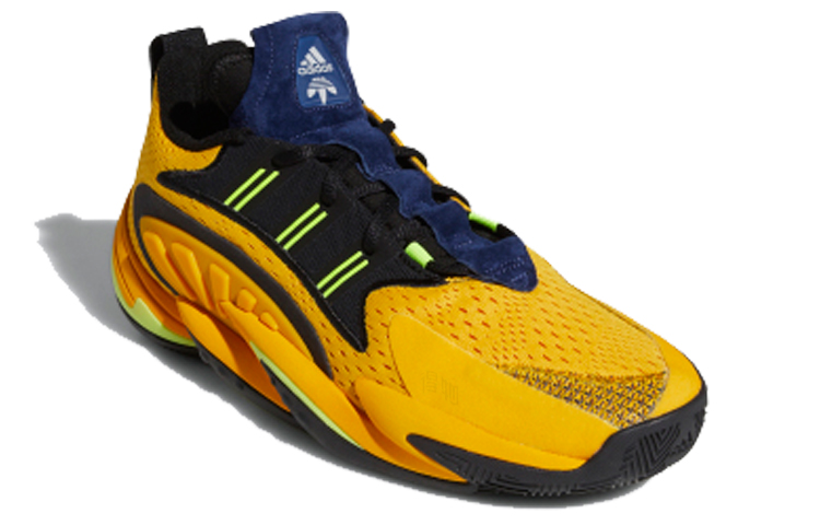 Мужские кроссовки adidas originals Crazy BYW X 2.0 (черно-желтые) — фото 2