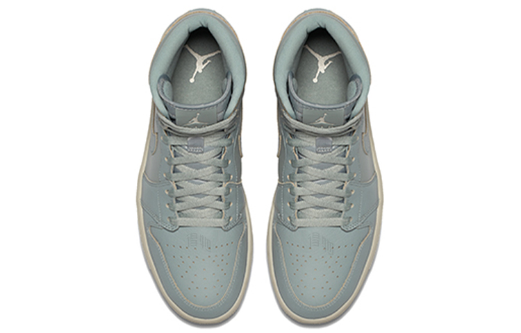 Мужские кроссовки Jordan Air Jordan 1 Retro High PREM (облачно-зеленые) — 云母绿 — фото 3