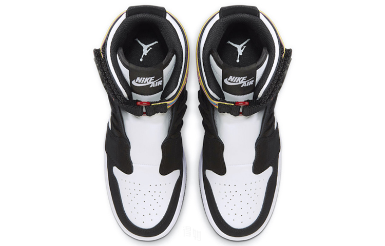 Женские кроссовки Jordan Air Jordan 1 Nova XX (черно-белые) — Чёрныйбелый — фото 4