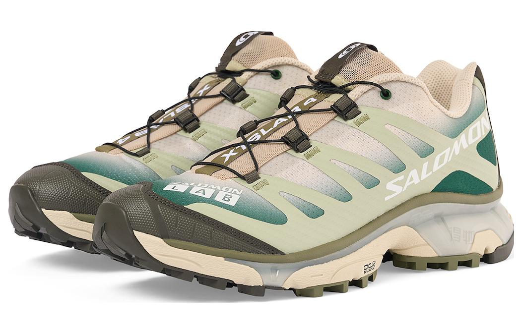 Кроссовки Salomon × Notre XT-4 (бело-зеленые) — Зелёный — фото 2