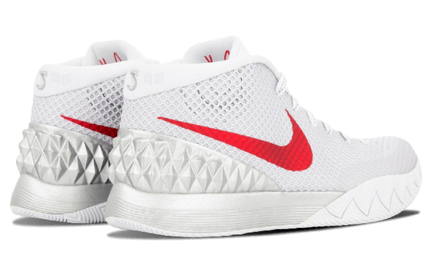 Мужские кроссовки Nike Kyrie 1 Opening Night OG (белые) — 白/体育红/纯白金 — фото 4