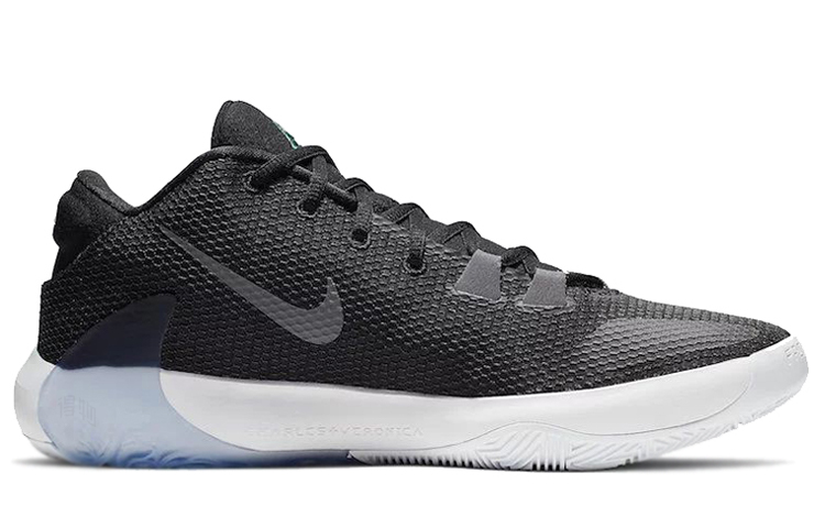 Мужские кроссовки Nike Freak 1 (черно-белые) — Чёрный / белый — фото 2