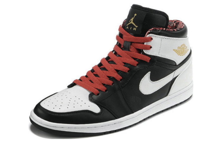 Мужские кроссовки Jordan Air Jordan 1 Retro RTTG Vegas (черно-бело-красные) — фото 3