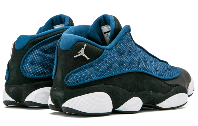 Мужские кроссовки Jordan Air Jordan 13 Retro Low Brave Blue (синие) — фото 4