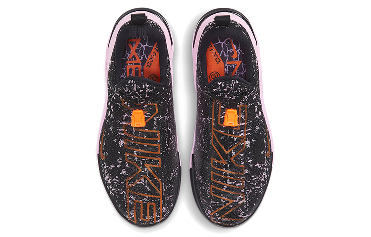 Женские кроссовки Nike React Metcon (черно-розово-золотые) — Чёрный / розовый / золотой — фото 4