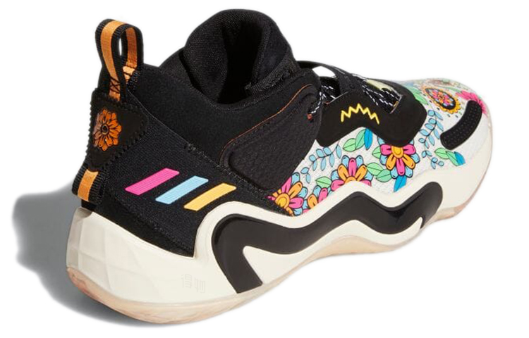 Мужские кроссовки adidas DAY "Day of the Dead" (черно-сине-розовые) — фото 4