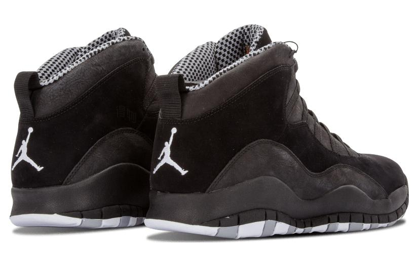 Мужские кроссовки Jordan Air Jordan 10 Retro Stealth (черно-серые) — фото 3