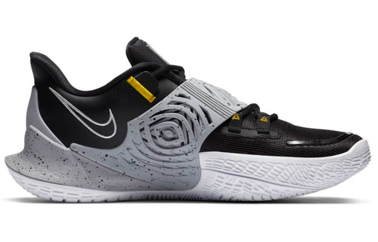 Кроссовки Nike Kyrie Low 3 (черно-серые) — Чёрный / серый — фото 2
