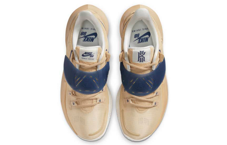 Мужские кроссовки Nike Kyrie Low 3 (коричнево-желтые) — Коричневыйжёлтый — фото 4