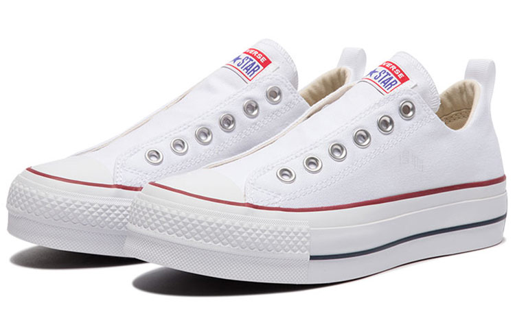 Женские кеды Converse Chuck Taylor All Star Lift Slip (белые) — фото 2