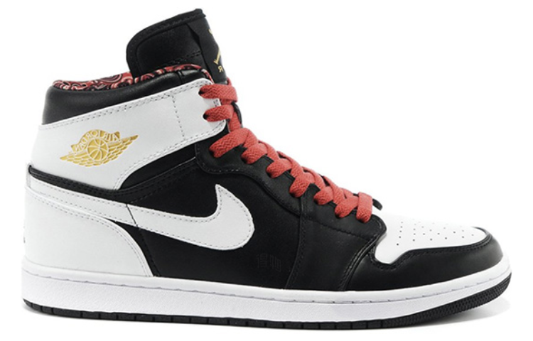 Мужские кроссовки Jordan Air Jordan 1 Retro RTTG Vegas (черно-бело-красные) — фото 2