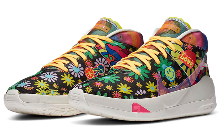 Мужские кроссовки Nike KD 13 (желто-черные) — Жёлтый / чёрный — фото 3