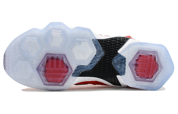 Мужские кроссовки Nike Lebron 13 Away (красные) — фото 5