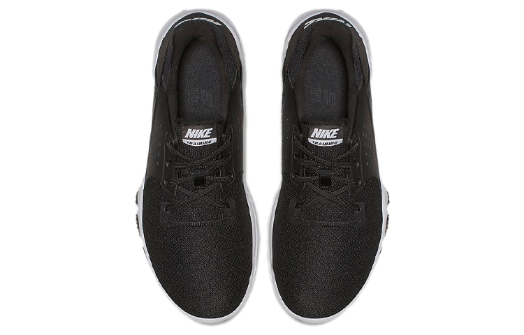 Мужские кроссовки Nike Flex Control 3 (черно-белые) — Чёрныйбелый — фото 4