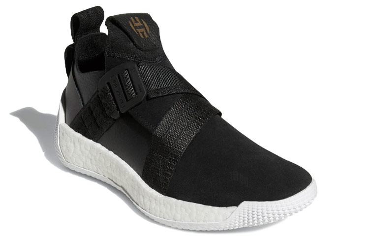 Мужские кроссовки adidas Harden LS2 Buckle (черно-белые) — фото 3