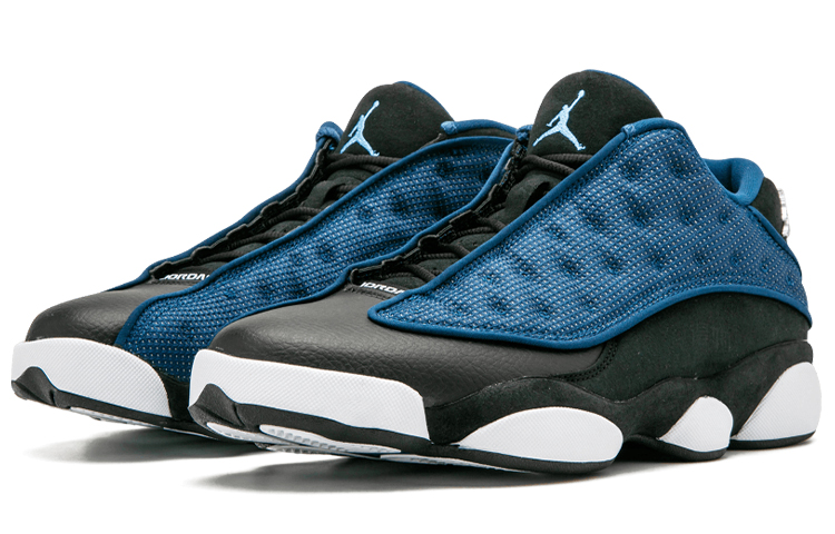 Мужские кроссовки Jordan Air Jordan 13 Retro Low Brave Blue (синие) — фото 3