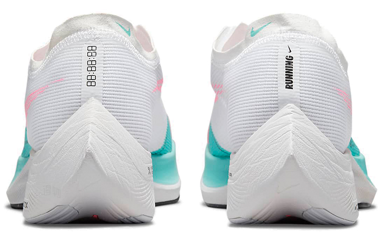 Мужские кроссовки Nike ZoomX Vaporfly Next% 2 (бело-сине-розовые) — фото 5