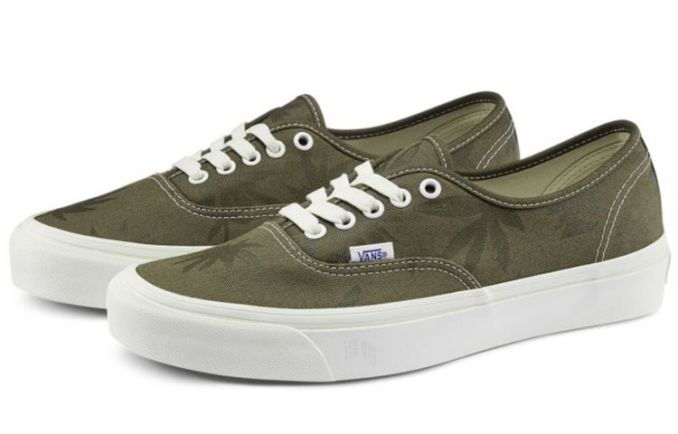 Кеды Vans Authentic (зеленый) — Зелёный — фото 2
