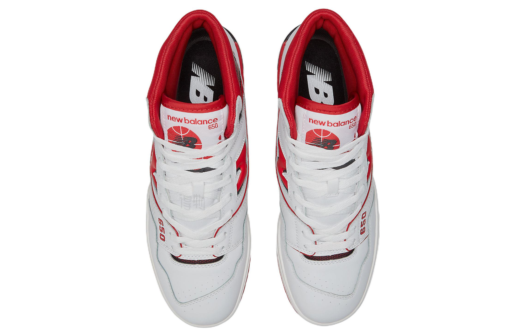 Кроссовки New Balance New Balance NB 650 (бело-красный) — Белый / красный — фото 4