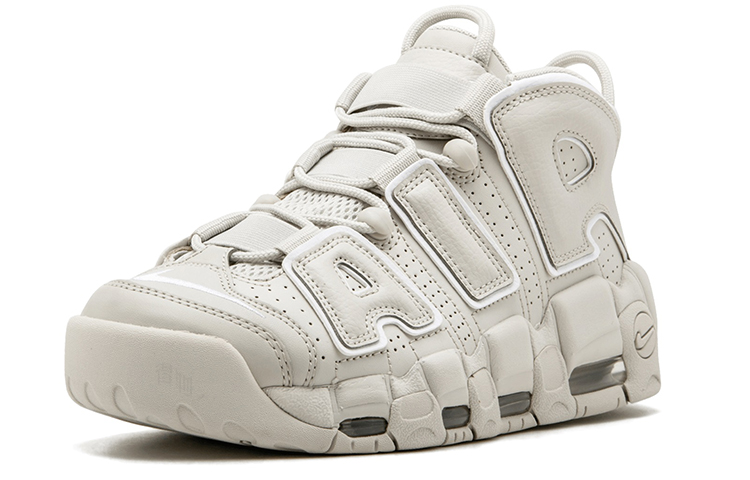 Кроссовки Nike Air More Uptempo (белые) — фото 2