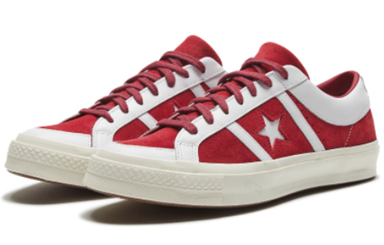 Кеды Converse One Star (бело-красные) — фото 3