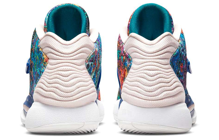 Кроссовки Nike KD 14 EP (сине-розовые) — 蓝/粉/彩 — фото 5