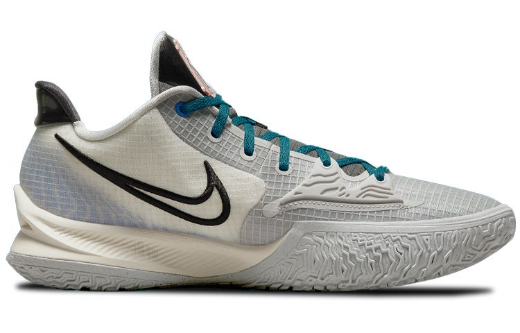Мужские кроссовки Nike Kyrie Low 4 TPU (серые) — фото 2