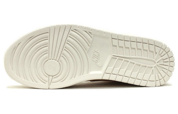 Мужские кроссовки Jordan Air Jordan 1 Retro Pinnacle Vachetta Tan (бежевые) — 棕褐/帆色/白 — фото 4