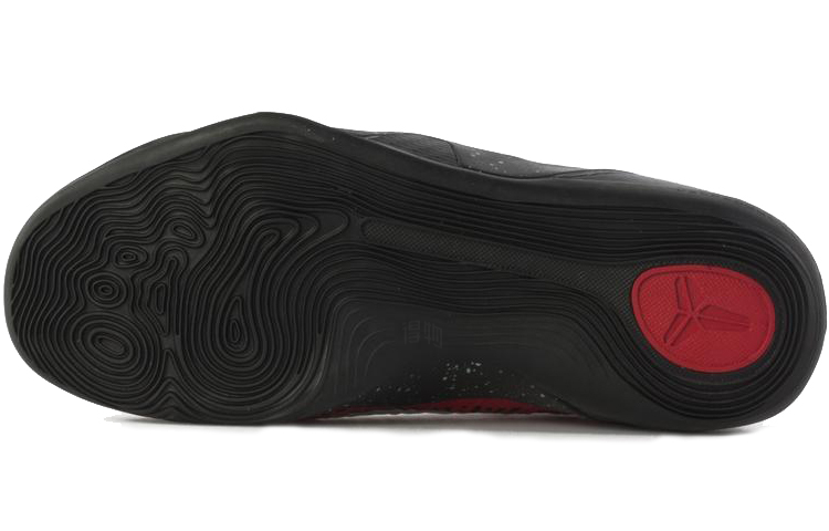 Мужские кроссовки Nike Kobe 9 (черно-красные) — Чёрный / красный — фото 5