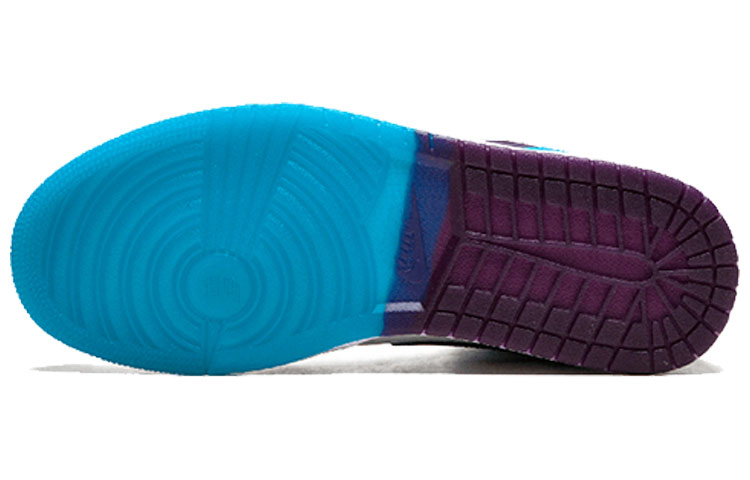 Мужские кроссовки Jordan Air Jordan 1 Mid (сине-белые) — Белый / синий — фото 5