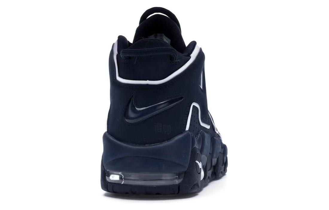 Кроссовки Nike Air More Uptempo Obsidian (темно-синий) — Тёмно-синий / белый — фото 4