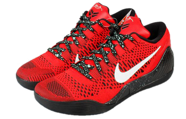 Мужские кроссовки Nike Kobe 9 (черно-красные) — Чёрный / красный — фото 3