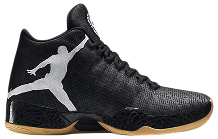 Мужские кроссовки Jordan Air Jordan 29 Quai 54 OG (черно-бело-серый) — Чёрный / белый / тёмно-серый — фото 2