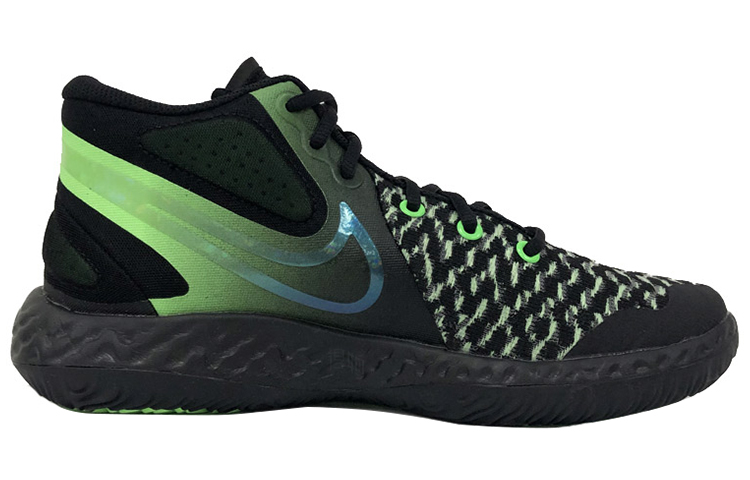 Мужские кроссовки Nike KD Trey 5 VIII ep (черный/зеленый) — Чёрныйзелёный — фото 2