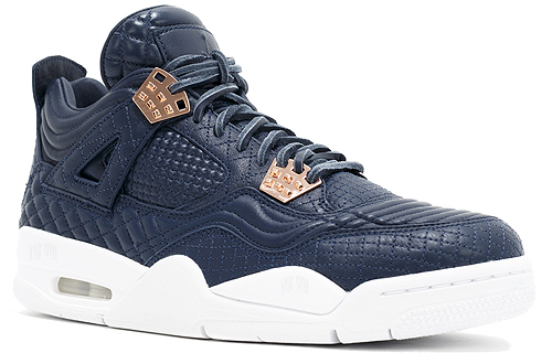 Мужские кроссовки Jordan Air Jordan 4 retro obsidian OG 2016 (темно-синие) — Синий / белый — фото 3