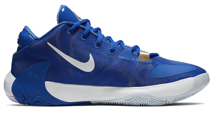 Мужские кроссовки Nike Freak 1 Zoom "Greece" (синий) — фото 2