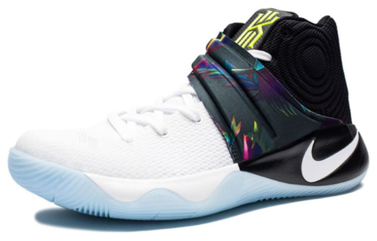 Мужские кроссовки Nike Kyrie 2 Parade (черно-белые) — фото 3