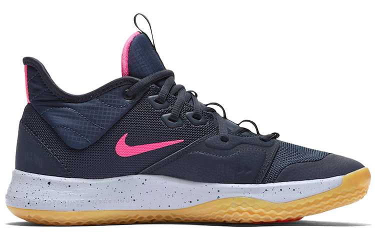 Мужские кроссовки Nike PG 3 (сине-серый) — фото 2
