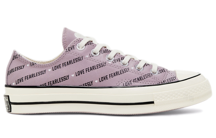 Женские кеды Converse 1970s Love Fearlessly Chuck (фиолетовый) — фото 2