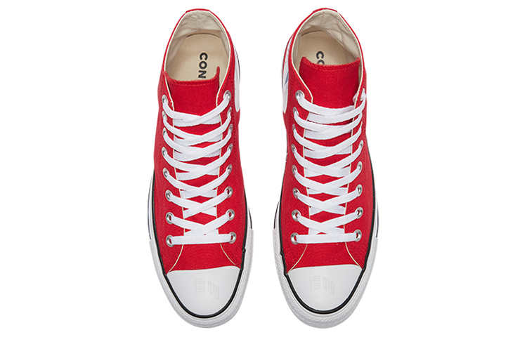 Кеды Converse Chuck Taylor All Star (красно-белые) — Красный / белый — фото 3