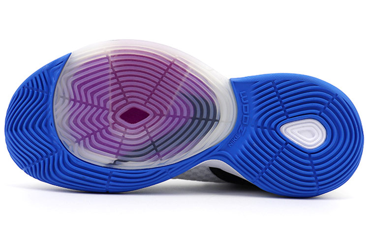Кроссовки Nike Zoom Rize 1 Zoom Air (черно-бело-синие) — Чёрный / белый / синий — фото 4