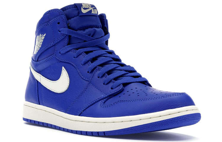 Мужские кроссовки Jordan Air Jordan 1 Retro High Hyper Royal (синие) — Синий／белый — фото 3