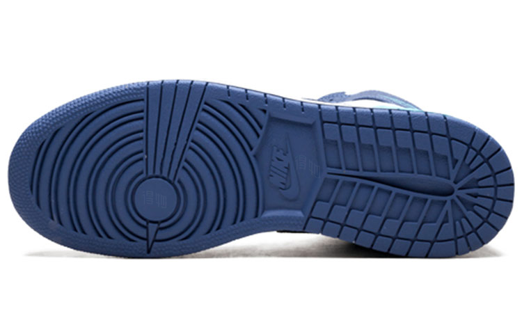 Кроссовки Jordan Air Jordan 1 high gg (сине-белые) — Белый / синий / розовый — фото 6