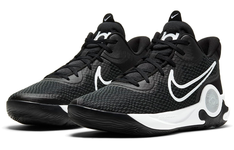 Мужские кроссовки Nike KD Trey 5 IX ep (черно-белые) — фото 3