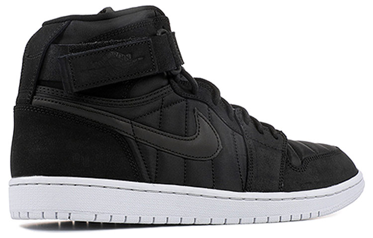 Мужские кроссовки Jordan Air Jordan 1 Retro High Strap (черные) — фото 3